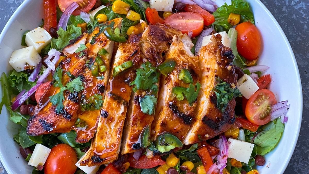 Tajin Grilled Chicken: Tajin is a Mexican seasoning made from dried, ground red chillies, sea salt and dehydrated lime juice. It is great sprinkled over fresh cut fruit like mango and pineapple, or rimmed on an ice cold margarita. Credit: Twitter/@sak_shoes