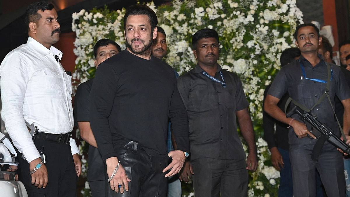 Bollywood superstar Salman Khan arrives for his 57th birthday party in Mumbai. Credit: AFP Photo