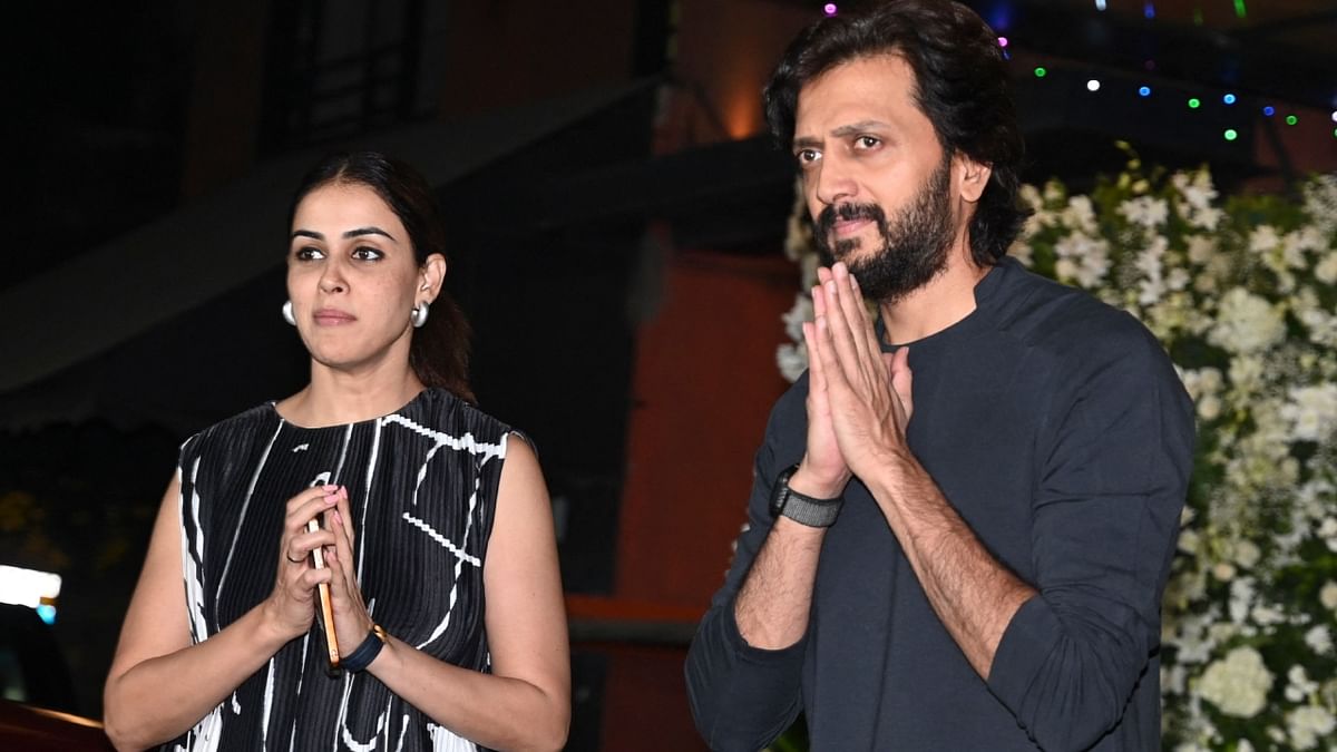The guestlist also included celebrity couple Genelia D'Souza and Riteish Deshmukh. Credit: AFP Photo