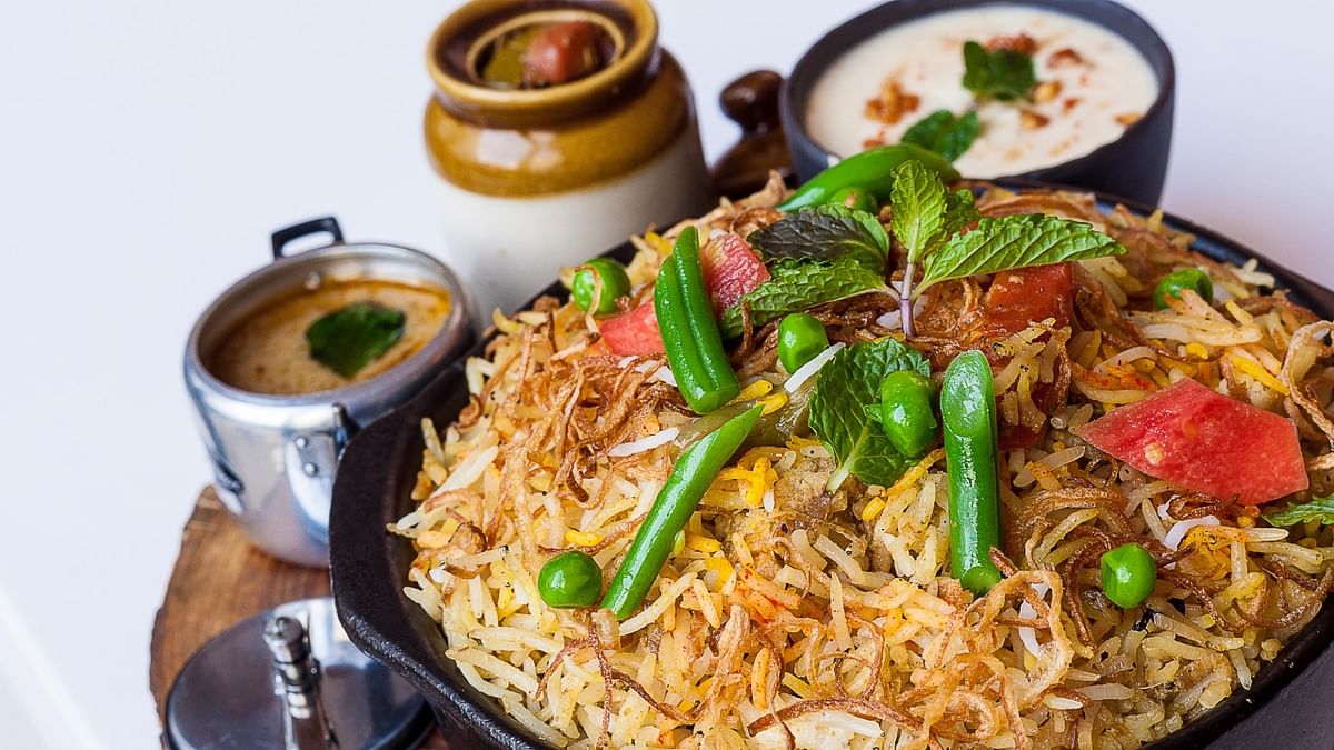 Biryani: No party is complete with some delicious biryani, which happens to be one of the most popular dishes in India. Biryani, whether veg or non-veg, can can satiate dozens at a party as it perfectly pairs well with most Indian dinner dishes. Credit: DH Pool Photo