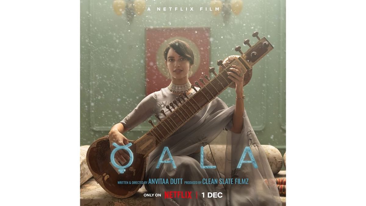 Qala: Set in 1930s, 'Qala' is about the tumultuous relationship between an aspiring singer and her domineering mother. The film stars Tripti Dimri, Swastika Mukherjee, and Babil Khan who makes his film debut. The film is currently streaming on the OTT platform Netflix. Credit: Special Arrangement