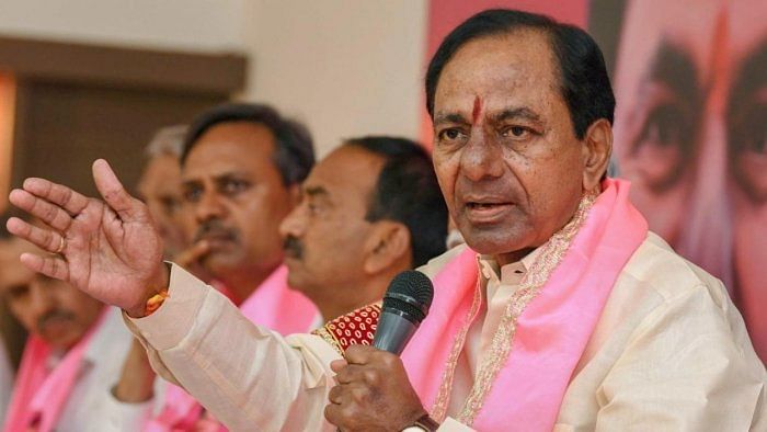 Nowhere near the BJP, the TRS received the second-highest funding via electoral trusts, at Rs 40 crore in the financial year. This was entirely from Prudent Electoral Trust. Credit: PTI Photo