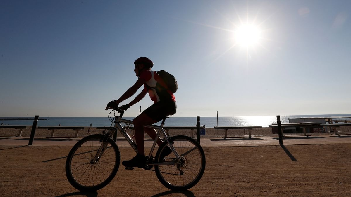 Spain saw temperatures surge repeatedly in successive heat waves from May and into October, with the mercury soaring above 40 degrees Celsius across large swathes of the country. Credit: Reuters Photo