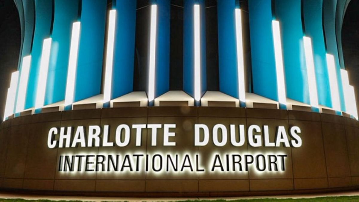 Charlotte Douglas International Airport (CLT) in Tokyo at 80.68 per cent (457,871 flights) is at the tenth place. Credit: Twitter/@CLTAirport