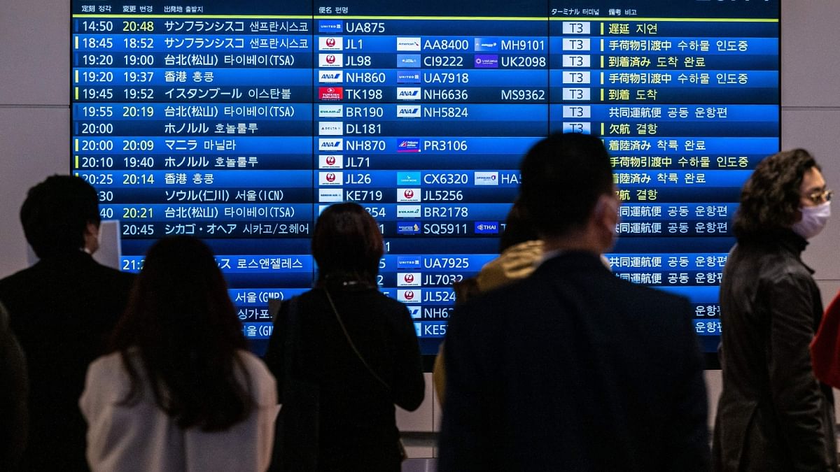 Haneda Airport (HND) in Tokyo has topped the list of the top performing global airports of 2022 by Cirium, the global aviation analytics leader. The airport successfully operated 373,264 flights and registered 90.33 per cent on time departure. Credit: AFP Photo