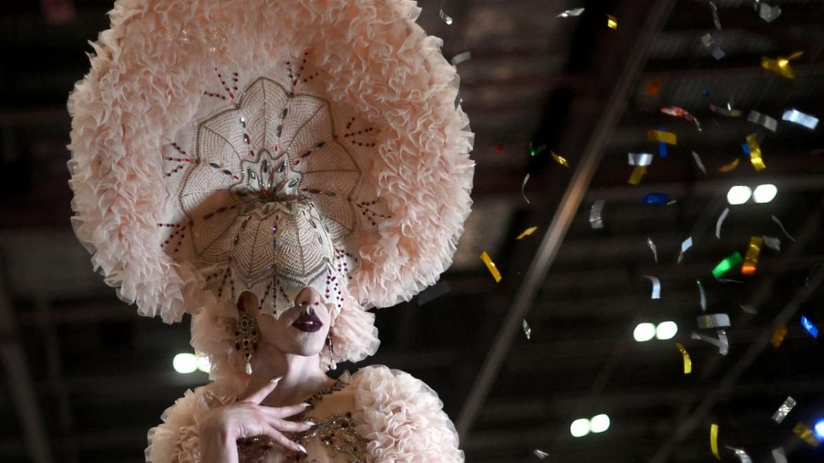 Attendees visit RuPaul's DragCon UK 2023 Drag Queen convention at the ExCeL centre in east London on January 6, 2023. Credit: AFP Photo