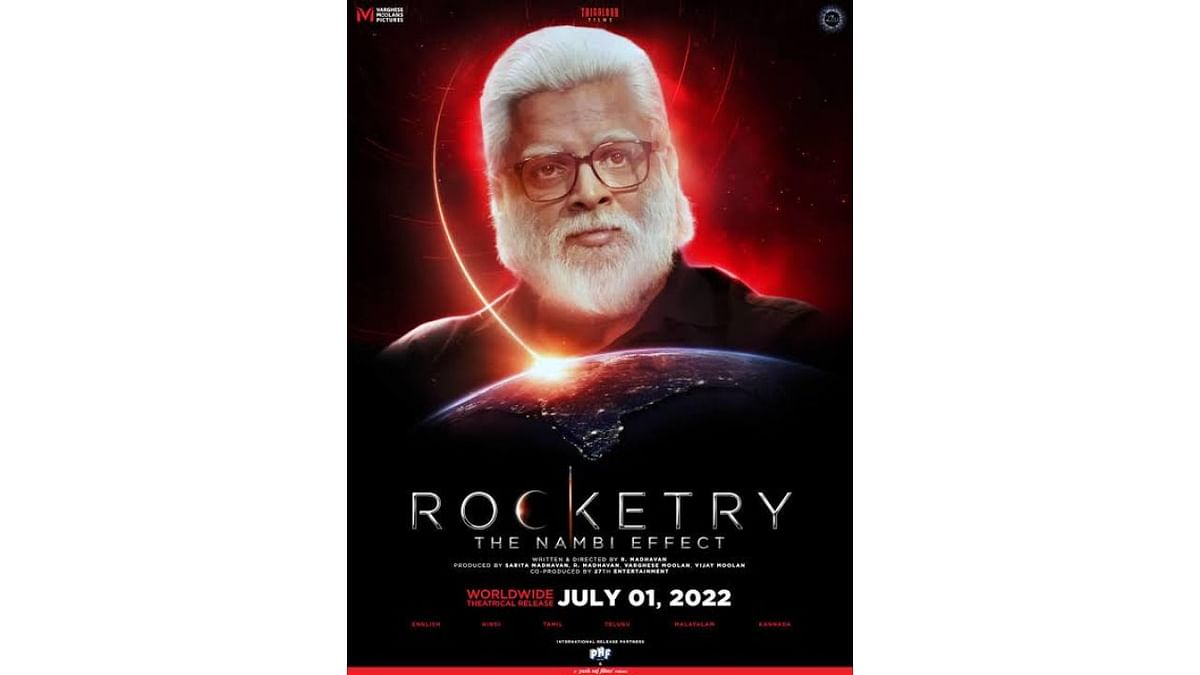 Rocketry:  Actor R Madhavan's directorial debut is a biographical drama based on the life of a former scientist and aerospace engineer of the Indian Space Research Organisation (ISRO), Nambi Narayanan. Credit: Special Arrangement