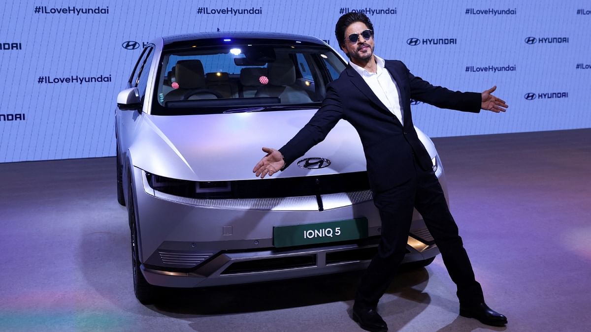 Auto Expo 2023: SRK unveils all-new Hyundai Ioniq 5 EV
