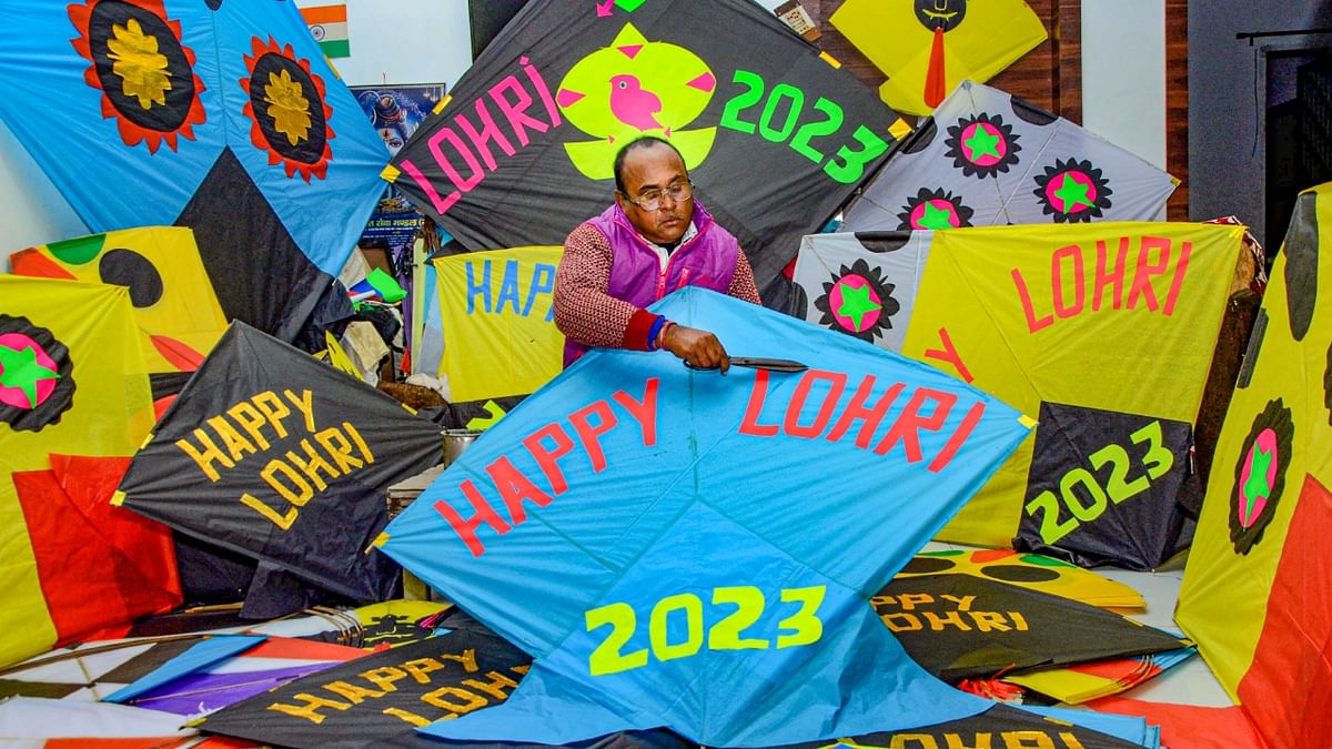 Makar Sankranti, the annual kite flying festival, is celebrated with great zeal across the nation with colourful kites flying high in the skies. Credit: PTI Photo