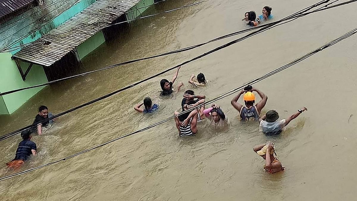 The country’s National Disaster Risk Reduction and Management Council reports that storms and flood have affected 5,23,991 people across several regions since the start of the year. Credit: AFP Photo