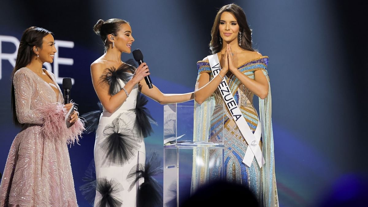 Miss Venezuela Amanda Dudamel was adjudged the first runner up in the contest. Credit: Reuters Photo
