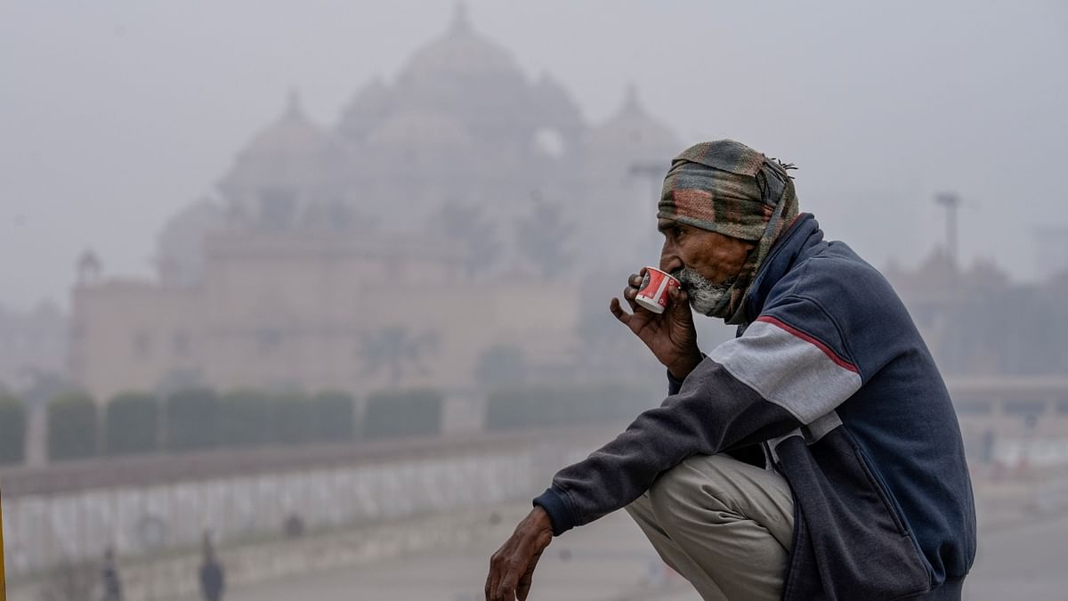 The minimum temperature plunged to 2.8 degrees Celsius at Ayanagar in southwest Delhi, two degrees Celsius at the Ridge in central Delhi and 2.2 degrees Celsius at Jafarpur in West Delhi. Credit: PTI Photo