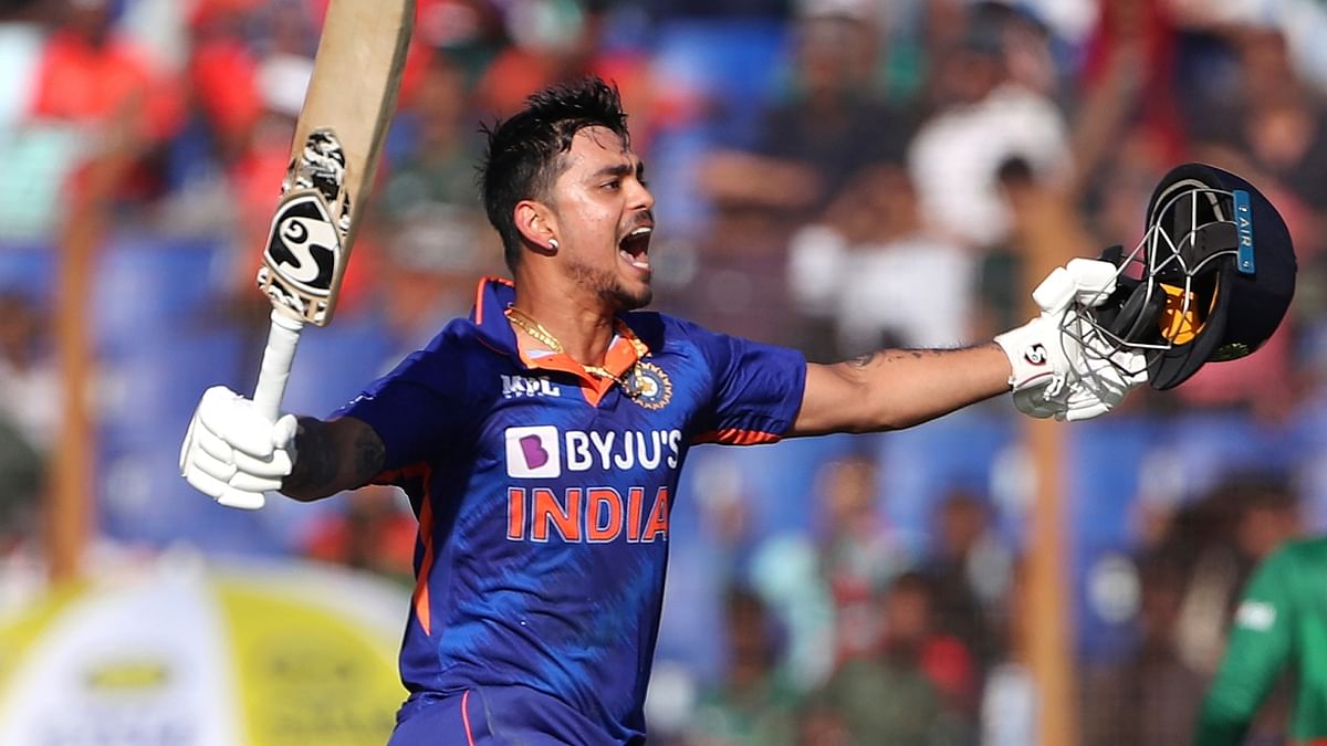 Ishan Kishan: In December 2022, Ishan Kishan smashed a world record by making his way to a double century in just 126 balls, making him the fourth Indian batter to achieve this feat. Credit: AP Photo