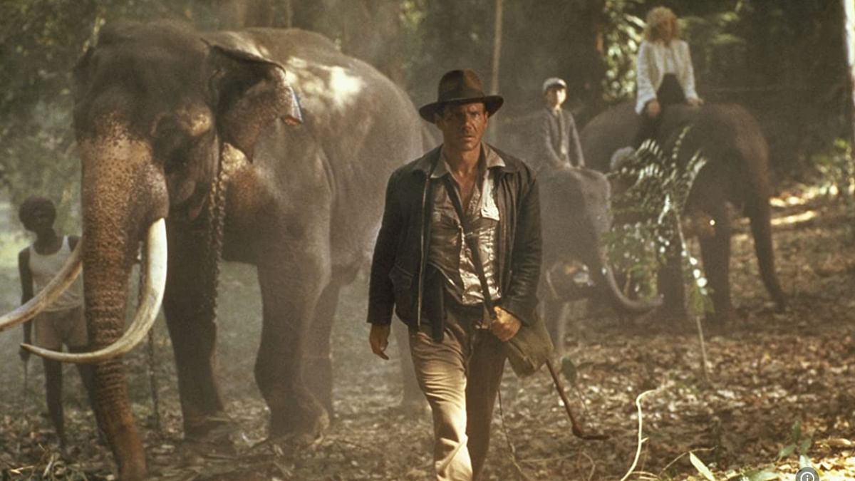 The 1984 film 'Indiana Jones and the Temple of Doom' was banned temporarily for its