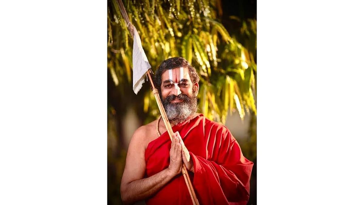 Vedic scholar, spiritual teacher and philosopher Sri Tridandi Chinna Srimannarayana Ramanuja Jeeyar Swamiji, popular as Chinna Jeeyar Swamy, was honoured with Padma Bhushan under the 'Others-Spiritualism' category. Credit: Special Arrangement