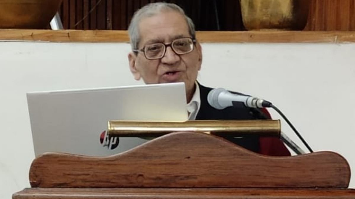 Linguistics scholar Kapil Kapoor has been conferred with Padma Bhushan in the field of literature and education. Credit: Twitter/@IIASShimla