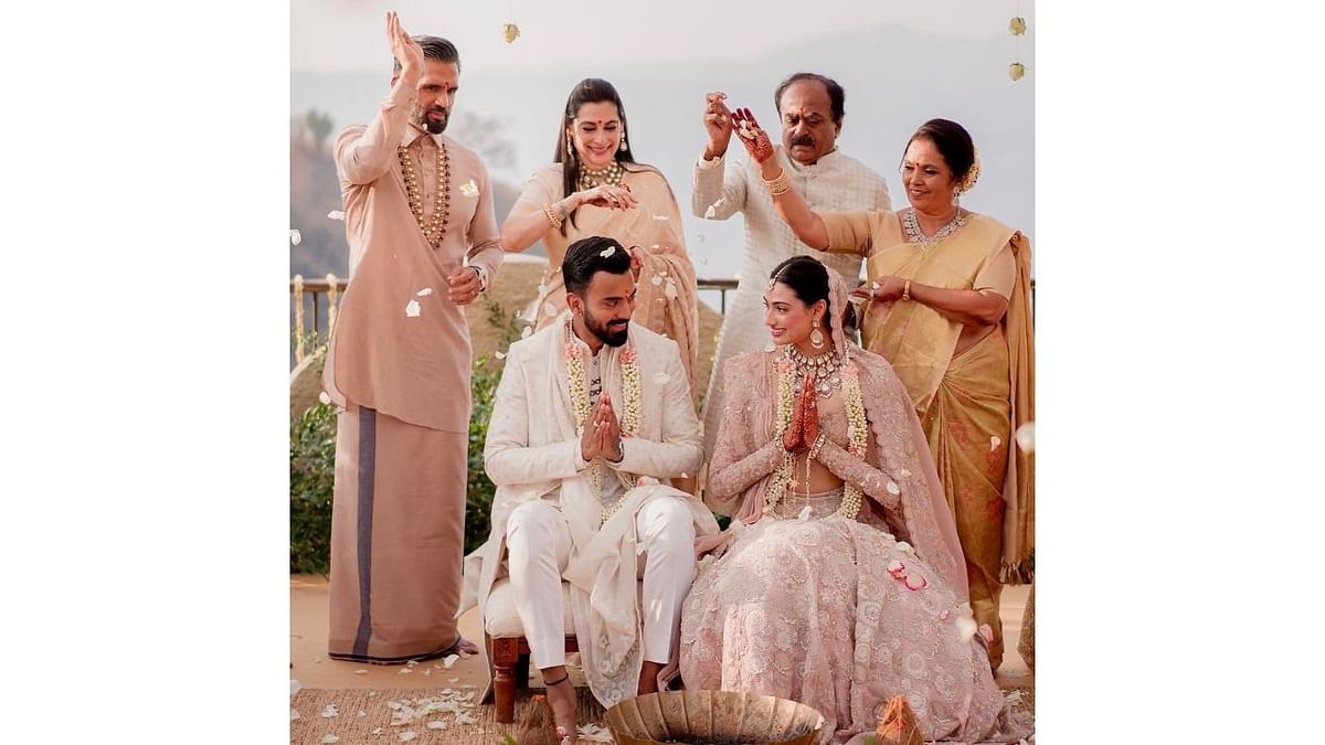 Reportedly, Suniel Shetty gifted a lavish Rs 50 crore home to his daughter and son-in-law K L Rahul for their wedding. Credit: Instagram/@suniel.shetty