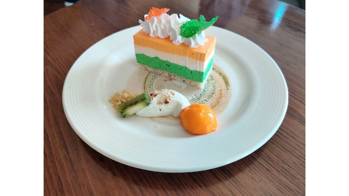 Tri-Colour Malai Cheese Pastry: A slice of it will not only boost your mood but also replenish your body with essential nutrients. Credit: Special Arrangement