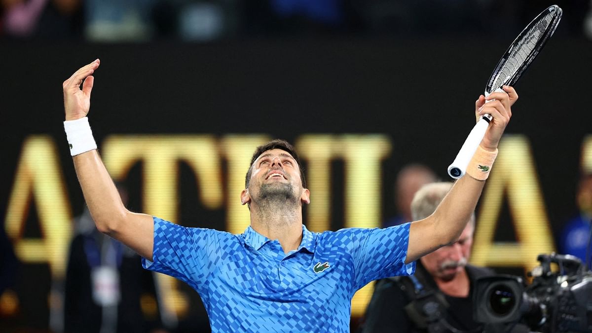 After his three-year ban from Australia was lifted, Djokovic won the lead-up Adelaide International before reinforcing his stature as an all-time great in Melbourne. Credit: Reuters Photo