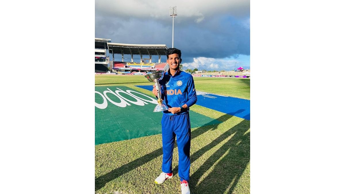 Under the captaincy of Yash Dhull, Team India U-19 team lifted the trophy for the fifth time in 2022. The team defeated England by four wickets in the final in Antigua, West Indies. Credit: Instagram/@yashdhull22