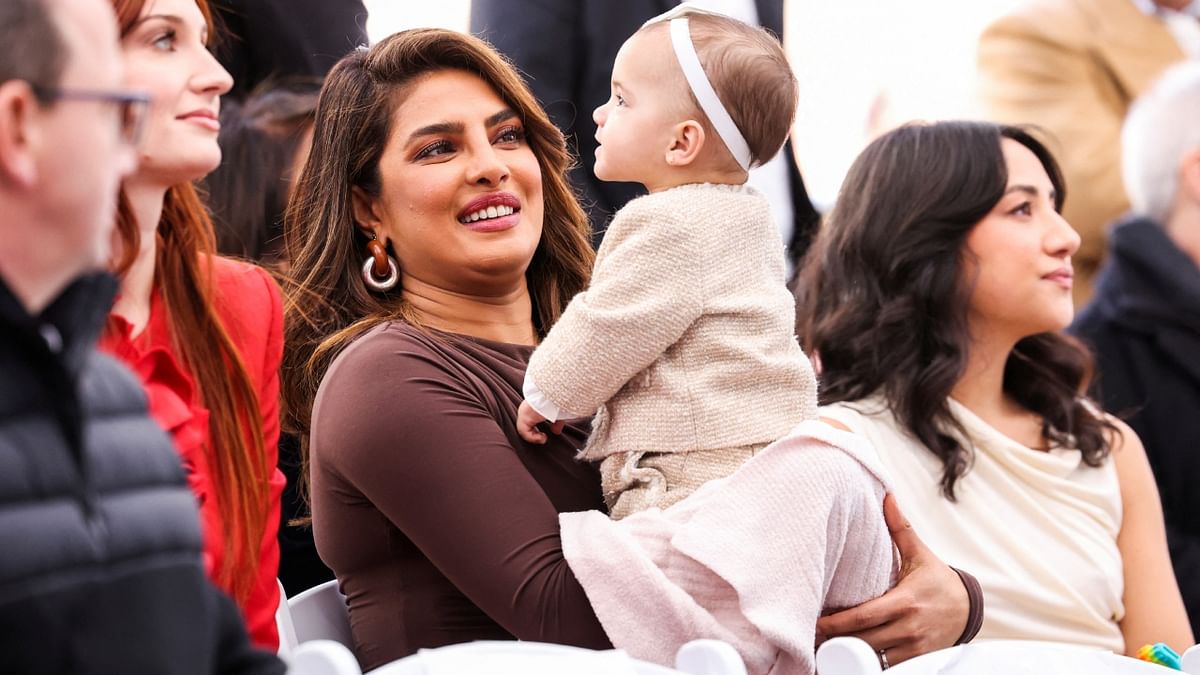 Priyanka, who came out to support on Nick's milestone, was seen cheering out loud. Credit: Reuters Photo