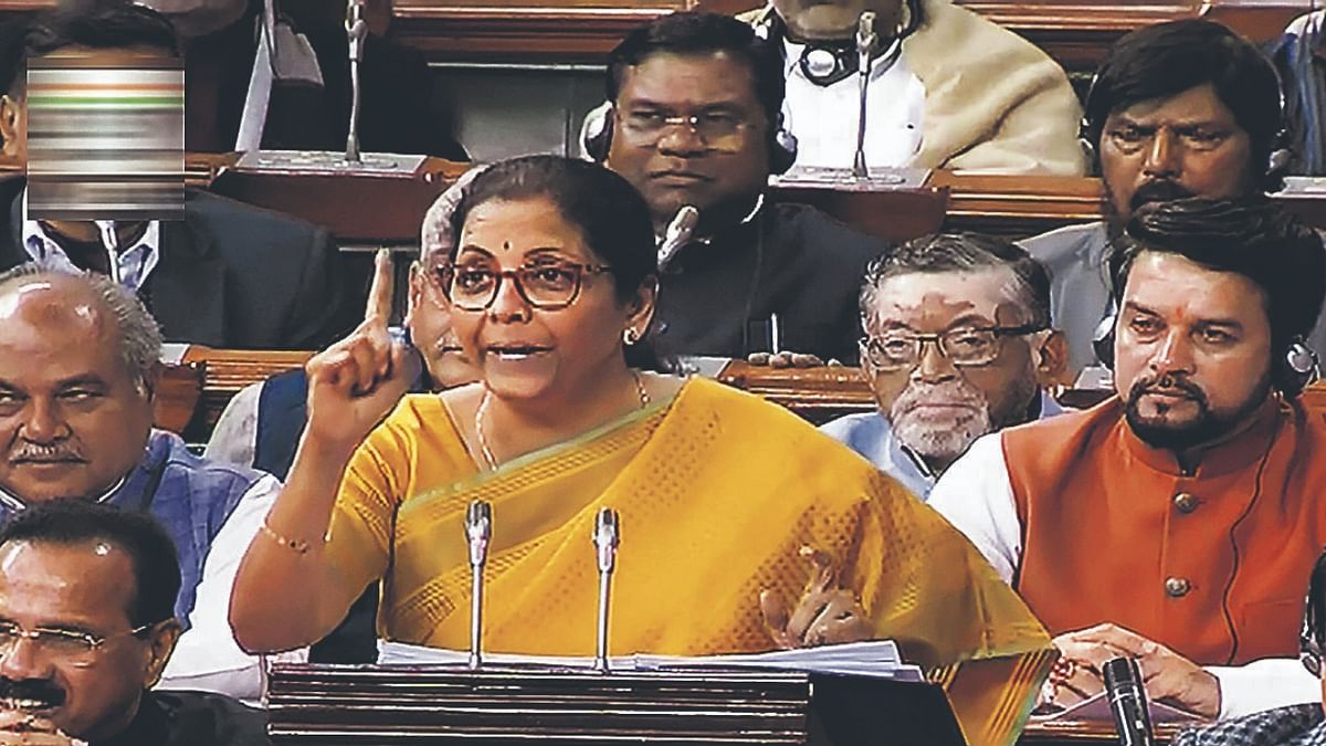 The record for 'longest Budget Speech' in terms of duration is with Finance Minister Nirmala Sitharaman. She took 2 hours and 42 minutes to present the Union Budget in 2020. Credit: PTI Photo