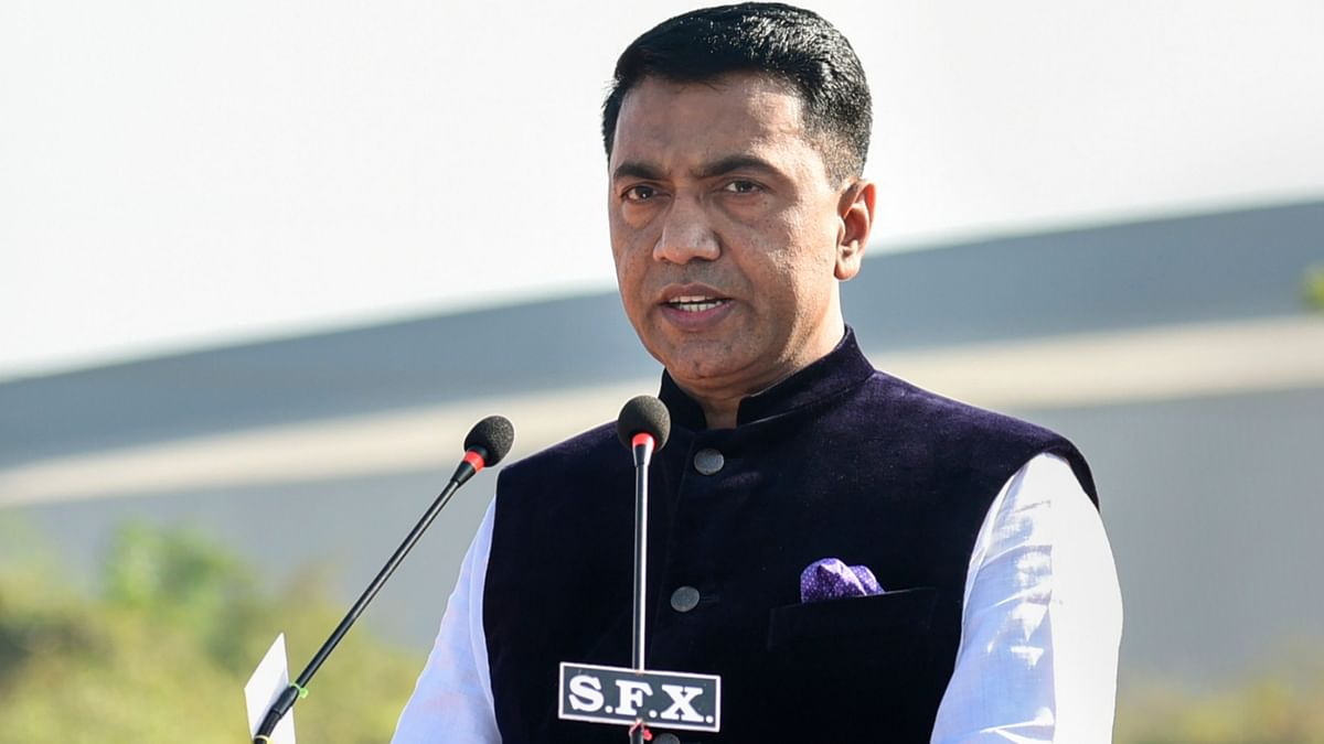 Goa CM Pramod Sawant hailed the Budget saying it covers the aspirations of different sections of society, including the salaried class, and conveys the message of development. Credit: PTI Photo
