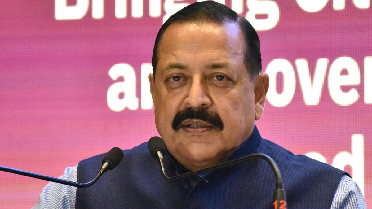 Union Minister Jitendra Singh said the 'Amrit Kaal Budget' infuses new energy into India's growth trajectory and is the outcome of an inclusive, people-centric agenda relentlessly pursued by PM Modi. Credit: DH Photo