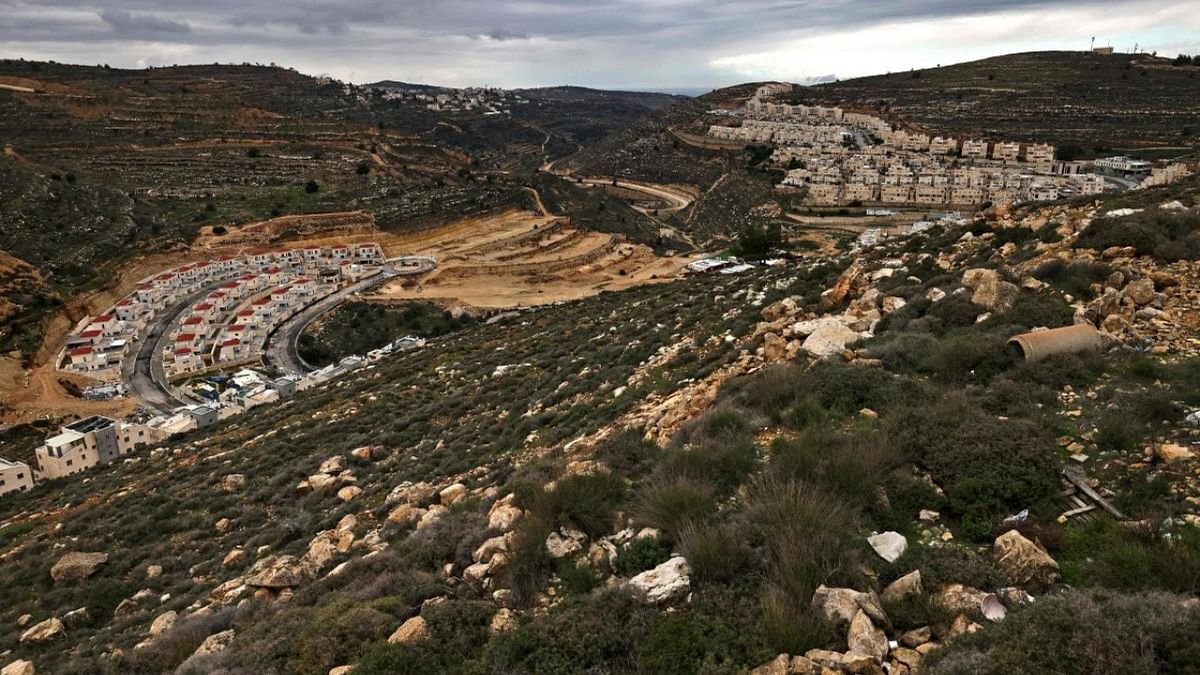 A picture shows a general view of the Israeli settlement of Givat Zeev, near the Palestinian city of Ramallah in the occupied West Bank. Credit: AFP Photo