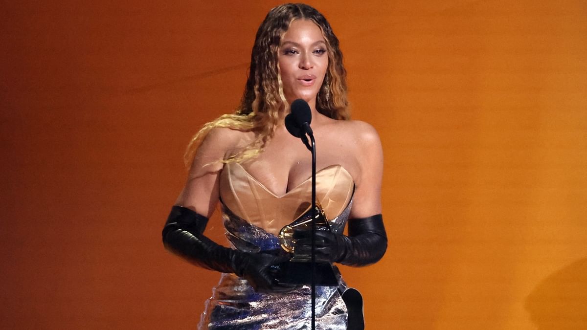 Beyonce picked up her second trophy at the Grammys for her song