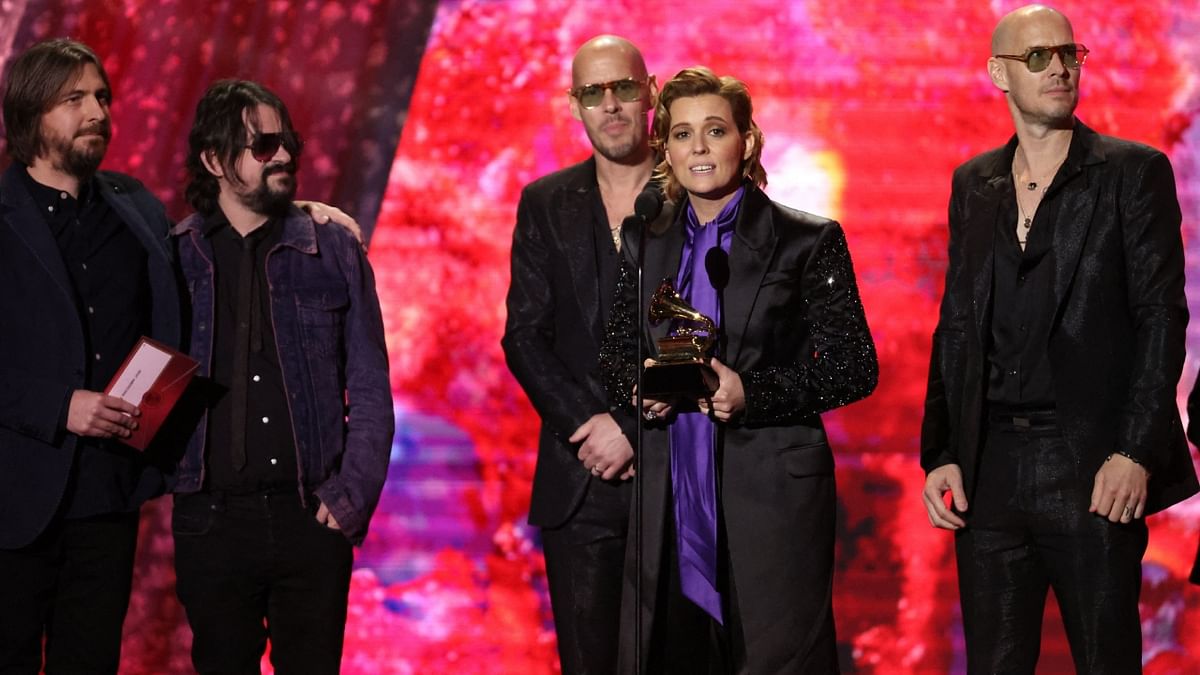 Brandi Carlile's critically acclaimed record 'In These Silent Days' won the award for Best Americana Album at the 2023 Grammys. Credit: Reuters Photo