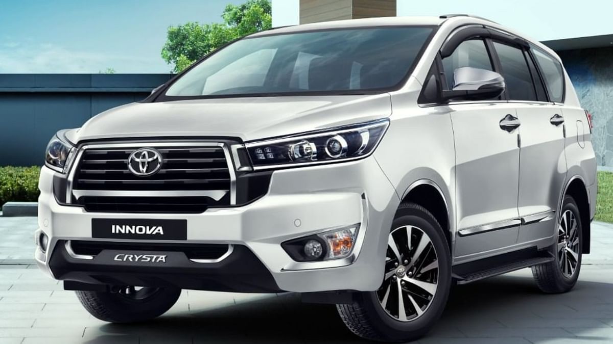 Toyota is re-introducing its popular Innova Crysta in the Indian market. Reportedly, the new variant will come with a mild facelift and minor changes in its front grille and tweaked fog lamp housings. While the prices for the updated Toyota Innova Crysta will be announced in upcoming days, one can make the bookings by paying Rs 50,000. Credit: Toyota India