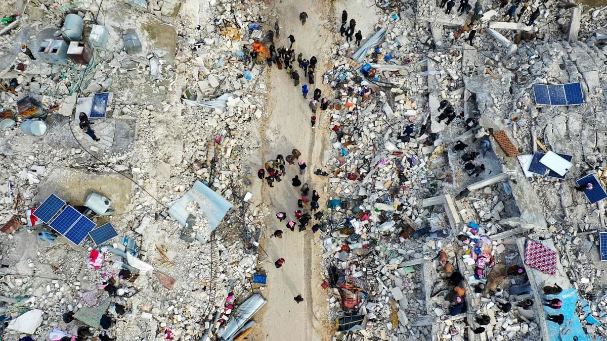 The disaster came on the heels of severe winter storms, further adding to the misery of those left without shelter. Credit: AFP Photo