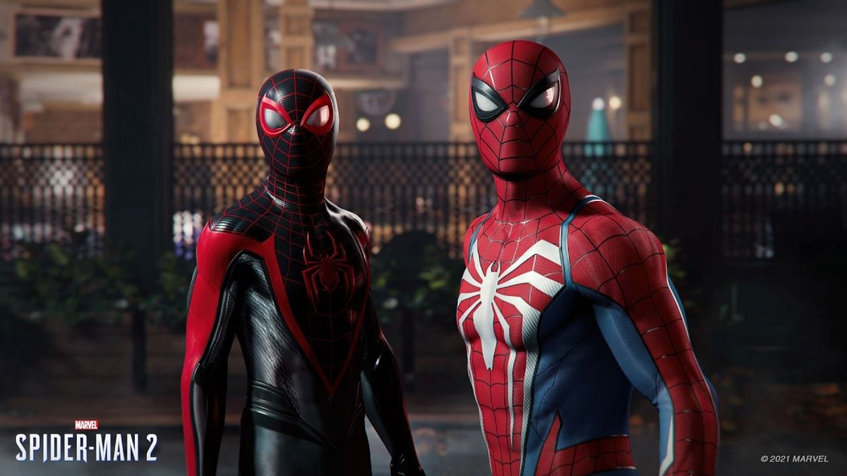 Marvel's Spider-Man 2 | The game from Insomniac Games has been listed with a Fall 2023 release window since its debut at PlayStation's September 2021 showcase. Various teasers and screenshots have shared more about the story – confirming that it will feature Miles Morales and Peter Parker as Spider-Man, and that Venom will play a massive part in the game. Credit: Marvel