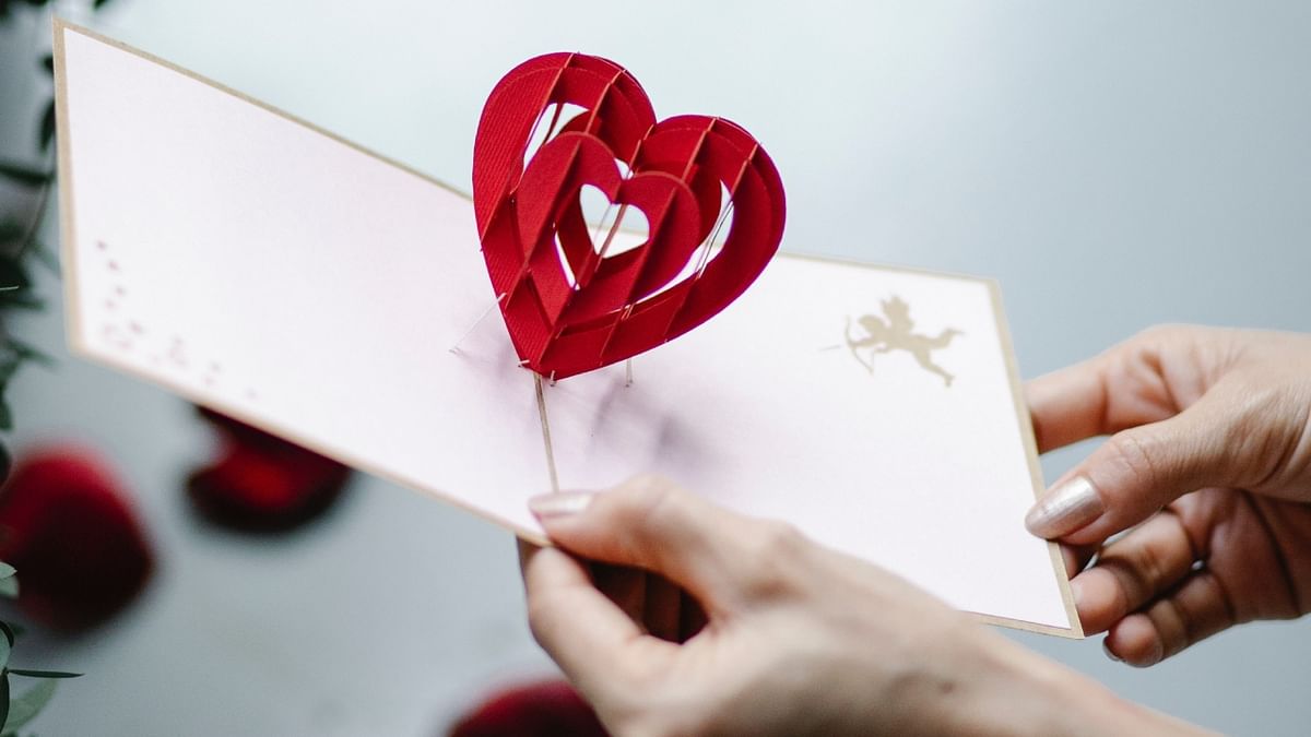 Despite the boom in technology and influence of social media, on Valentine's Day, people prefer to give personalised cards and it is reported that on V-Day, a massive 145 million cards are given every year. Valentine's Day is the second most popular card-giving holiday after Christmas, according to Hallmark. Credit: Pexels/Michelle Leman