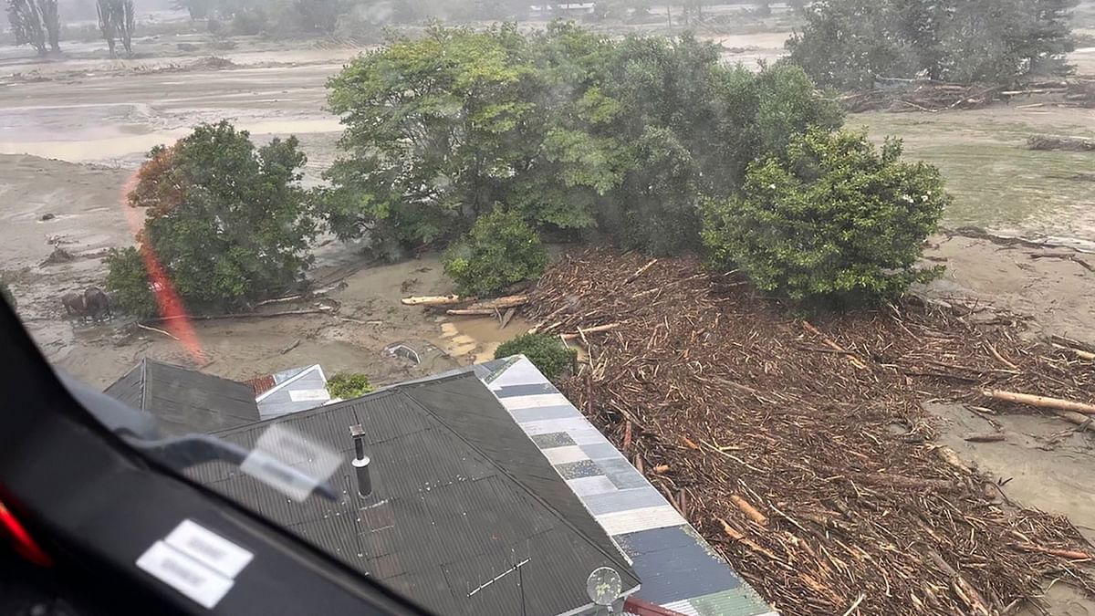 Officials said that the cyclone had socked the North Island with heavy rain, severe winds and very large waves before moving out to the sea. Credit: AP Photo