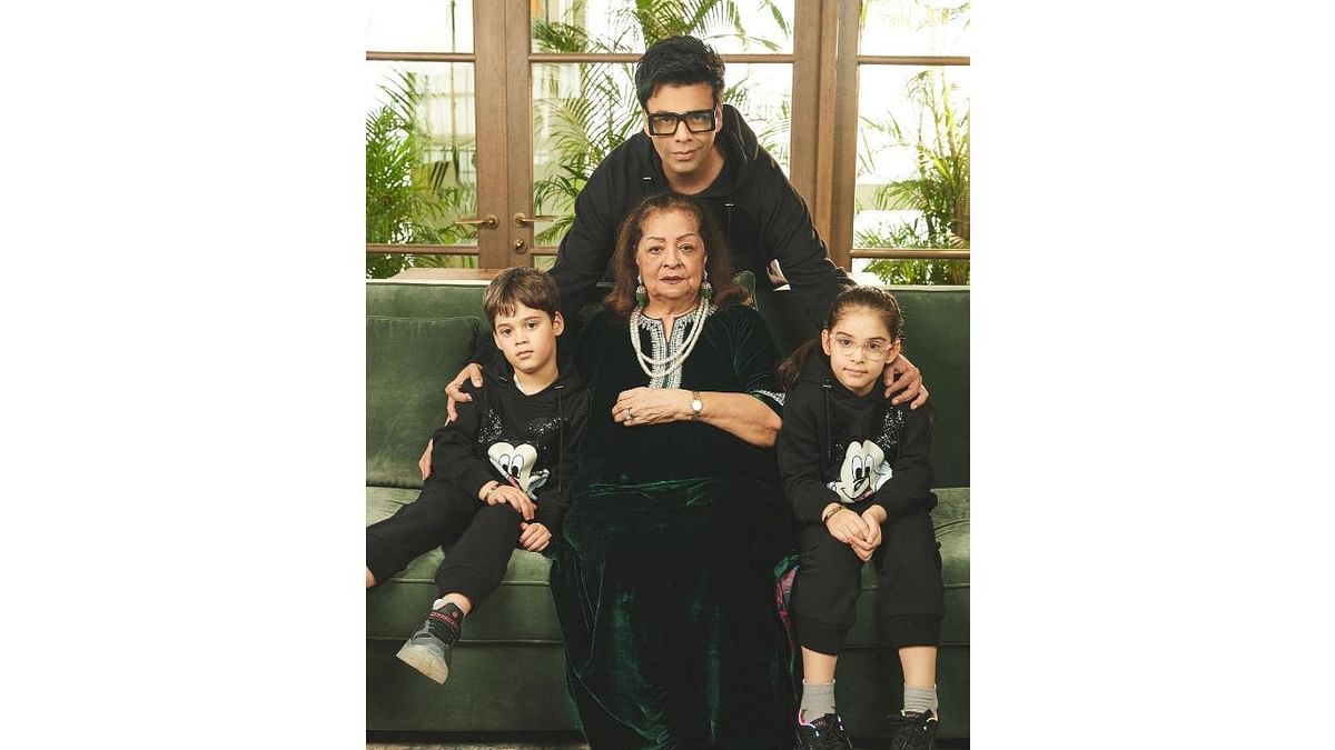 Filmmaker Karan Johar, who never misses a chance to express love for his family, shared a post on 'paternal love' with fans. Credit: Instagram/@karanjohar