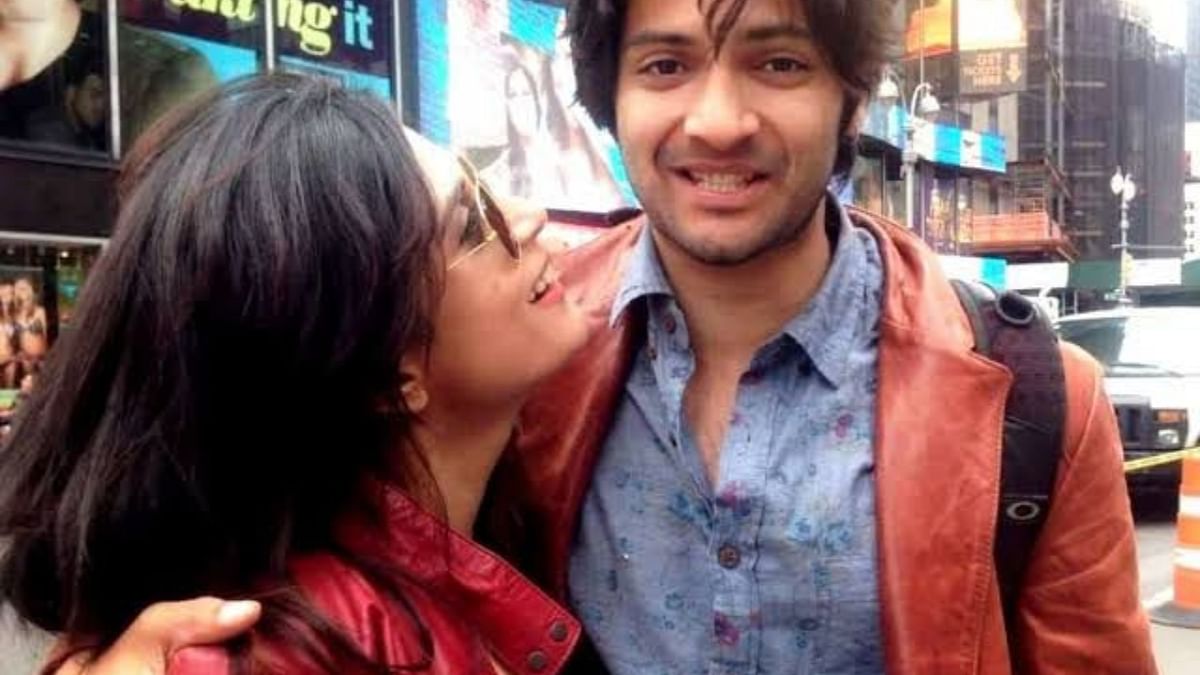 Ali Fazal and Richa Chadda were not together on Valentine's Day but they wished each other on social media and set some major couple goals. Richa raised the bar with her hilarious reel video, in which, she enacted the iconic 'choti' from the film 'Naseeb Apna Apna' (1986). Credit: Special Arrangement