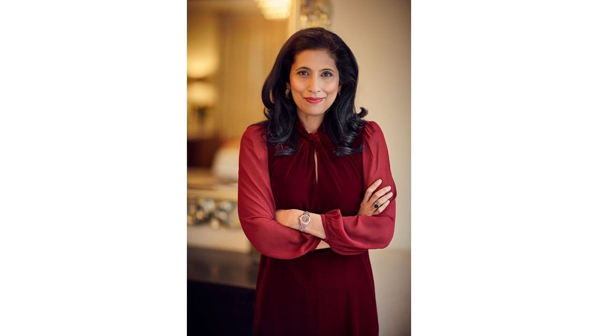 Leena Nair was appointed as the CEO of French luxury fashion house Chanel in December 2021. Credit: Special Arrangement