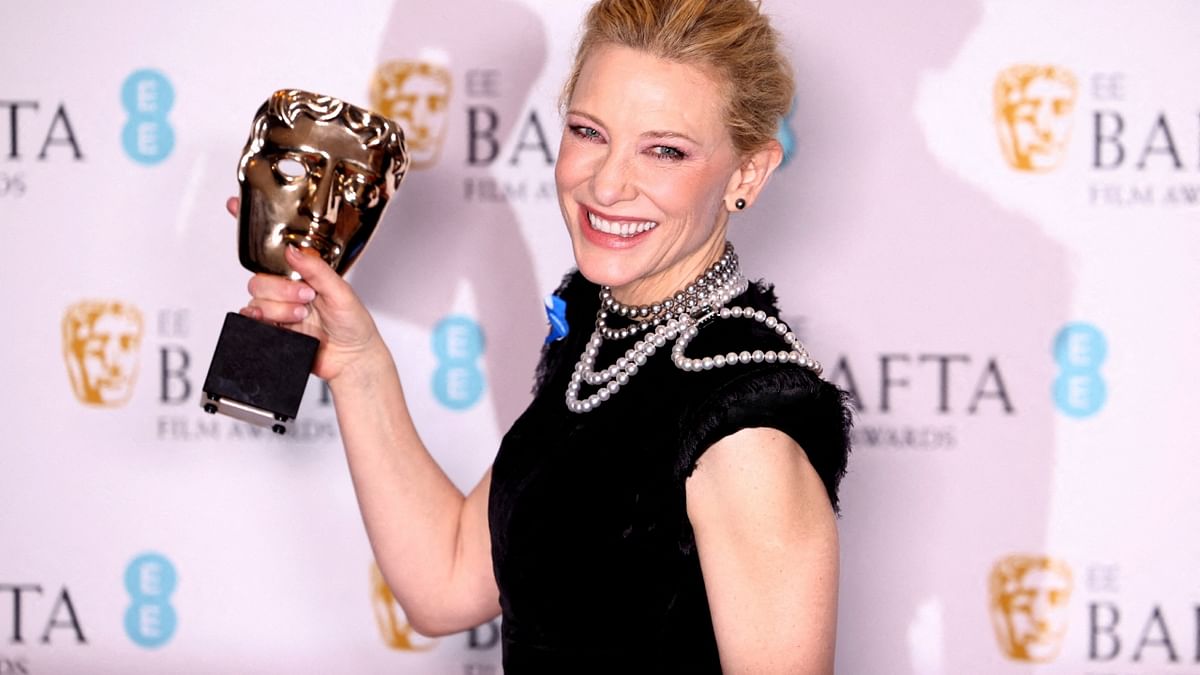 Best Actress - Cate Blanchett for 'Tar'. Credit: Reuters Photo