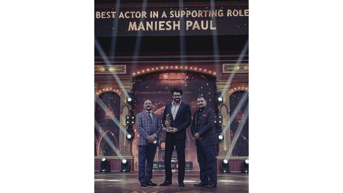 Best Actor In A Supporting Role – Maniesh Paul ('Jug Jugg Jeeyo'). Credit: Instagram/@manieshpaul