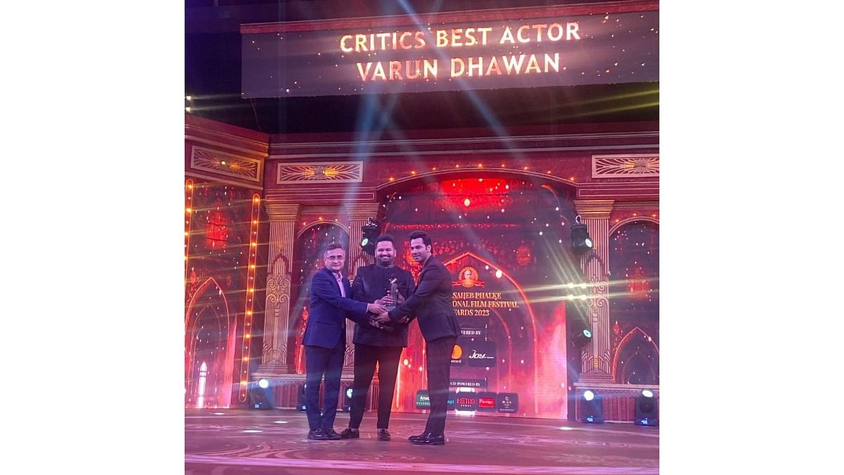 Critics Best Actor – Varun Dhawan ('Bhediya'). Credit: Special Arrangement