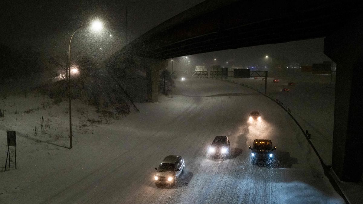 In Wisconsin, Michigan, Illinois, Indiana and New York, high winds and freezing rains left some 9,00,000 homes and businesses without power, according to Poweroutage.us. Credit: AFP Photo