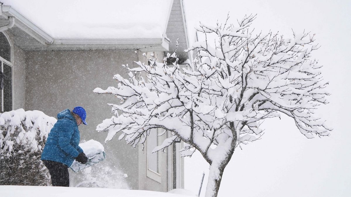A separate storm spawned unusual weather in California, where much of the state was under high wind and winter storm warnings. Credit: AFP Photo