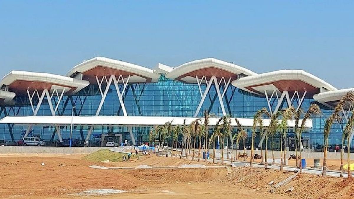 Built on 775 acres, the airport is named after Kannada poet Kuvempu and was inaugurated on the 80th birthday of Karnataka BJP strongman and former Chief Minister BS Yediyurappa. Credit: Twitter/@BSYBJP
