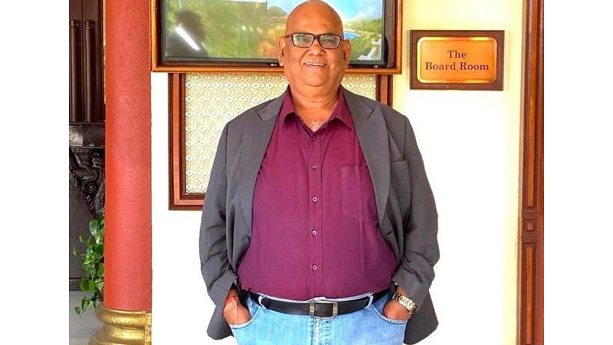 Satish Kaushik was a self-made artist who made it big due to his sheer hard work and a friendly nature. He leaves behind his 12-year-old daughter Vanshika and his wife Shashi Kaushik. Credit: Twitter/@RandeepHooda