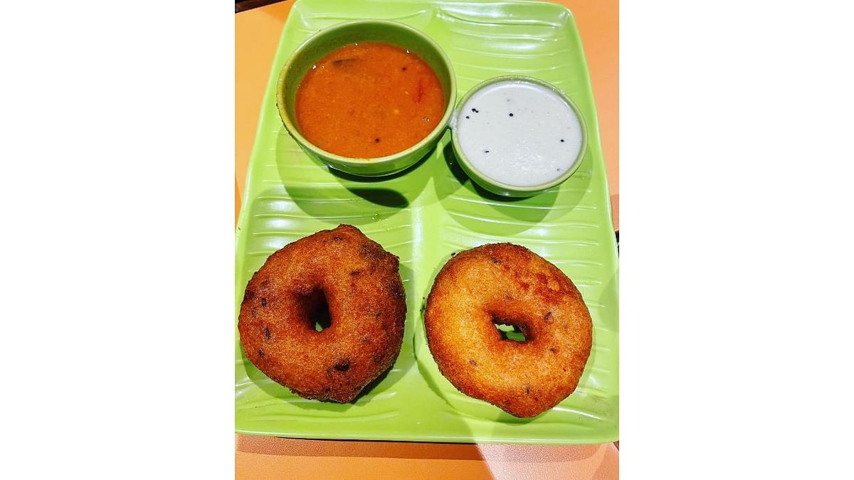 Channa dal Vada: Be it curd-soaked vadas or deep fried dough balls made from dal batter, any form of Vada is a scrumptious snack. Credit: Instagram/@the_mangy_foodie