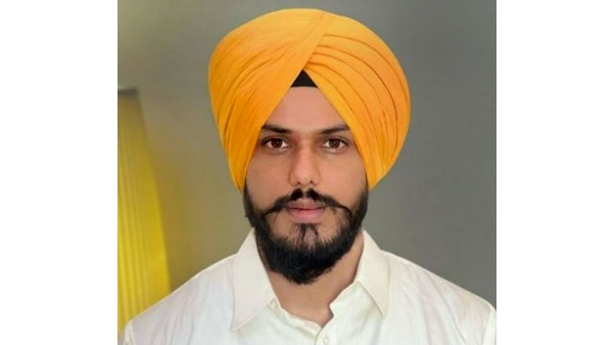 Amritpal was unknown outside the social media until a year ago, and now he is one of the most talked about personality in present times. Credit: PTI Photo