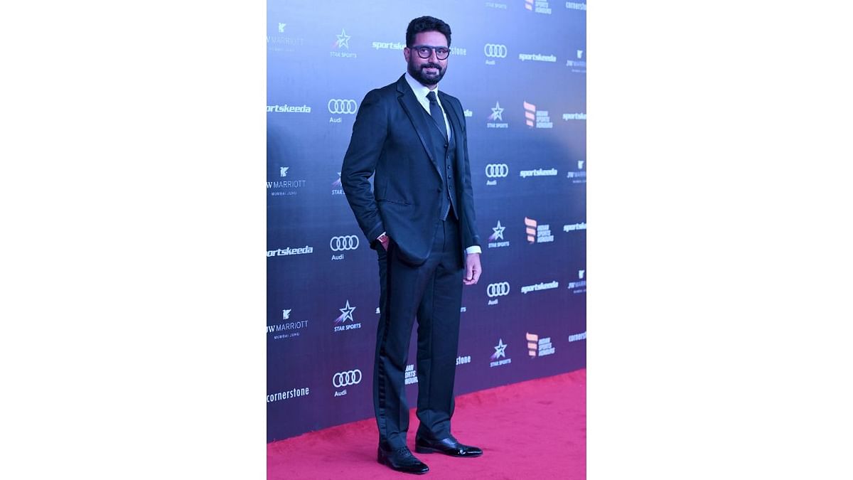 Abhishek Bachchan was one of the Bollywood celebrities who graced the award night. Credit: AFP Photo