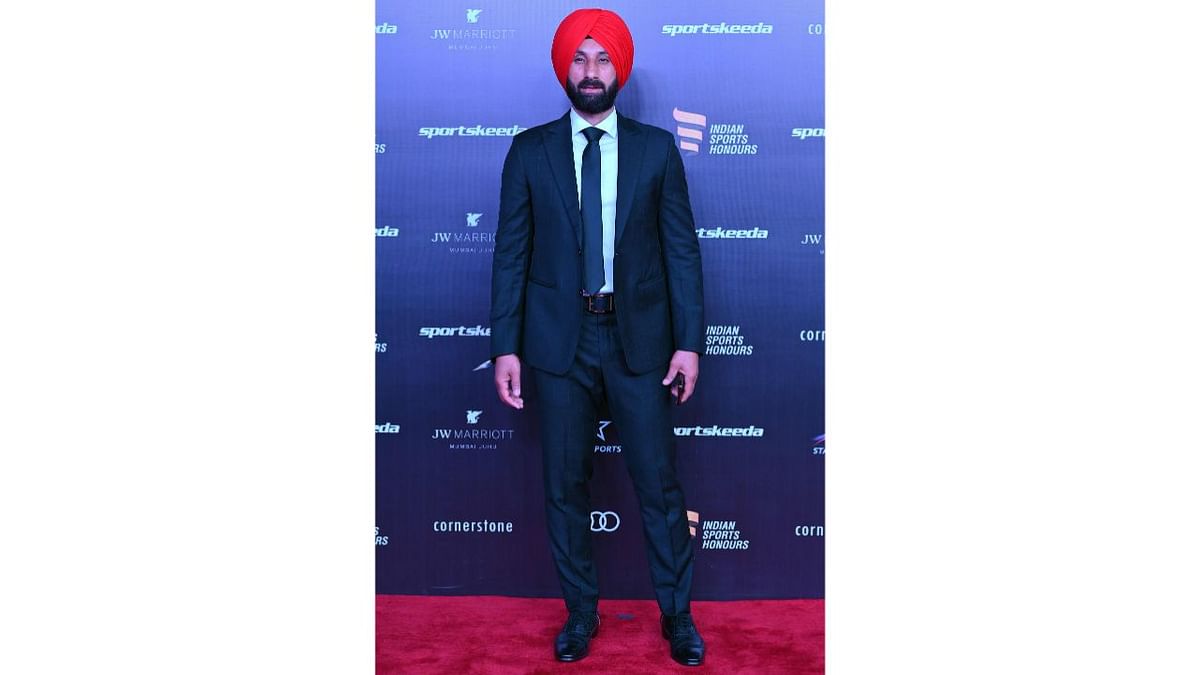 Former Indian field hockey player Sardar Singh poses as he arrives for the 'Indian Sports Honours'. Credit: AFP Photo